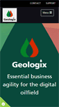 Mobile Screenshot of geologix.com